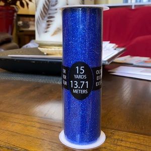 Blue glitter tulle